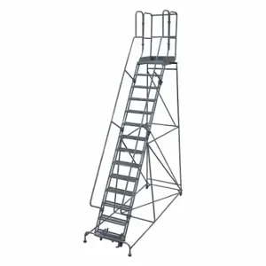 COTTERMAN 1514R2642A2E30B4W4C1P3 Rolling Ladder, 140 Inch Platform Height, 30 Inch Platform Depth, 24 Inch Platform Width | CR2NQD 45CJ34