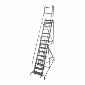 COTTERMAN 1515R2642A1E10B4W5C1P3 Rolling Ladder, 150 Inch Platform Height, 10 Inch Platform Dp, 24 Inch Platform Width | CR2NQW 21UZ28