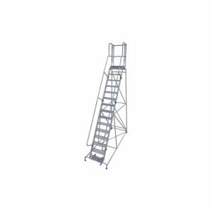COTTERMAN 1515R2642A6E30B4W5C1P3 Rolling Ladder, 150 Inch Platform Height, 30 Inch Platform Dp, 24 Inch Platform Width | CR2NTL 21UZ55