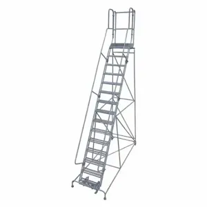 COTTERMAN 1515R2642A2E20B4W4C1P3 Rolling Ladder, 150 Inch Platform Height, 20 Inch Platform Depth, 24 Inch Platform Width | CR2NRK 45CJ59