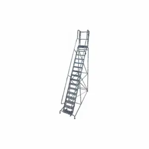 COTTERMAN 1516R3242A1E20B4W4C1P3 Rolling Ladder, 160 Inch Platform Height, 20 Inch Platform Dp, 30 Inch Platform Width | CR2NUC 21UZ64