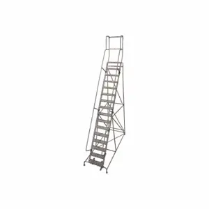 COTTERMAN 1516R3242A3E10B4W4C1P3 Rolling Ladder, 160 Inch Platform Height, 10 Inch Platform Dp, 30 Inch Platform Width | CR2NTZ 21UZ66