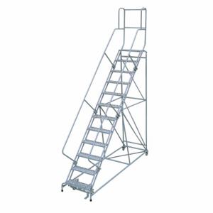 COTTERMAN 1712R2632A1E24B4W5C1P3 Rolling Ladder, 120 Inch Platform Height, 24 Inch Platform Depth, 24 Inch Platform Width | CR2NKV 45CJ27
