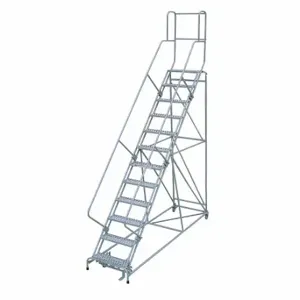 COTTERMAN 1712R2632A3E24B4W5C1P3 Rolling Ladder, 120 Inch Platform Height, 24 Inch Platform Depth, 24 Inch Platform Width | CR2NKU 45CH49