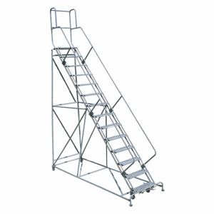 COTTERMAN 1714R2642A3E24B4W5C1P3 Rolling Ladder, 140 Inch Platform Height, 24 Inch Platform Depth, 24 Inch Platform Width | CR2NPY 45CJ26