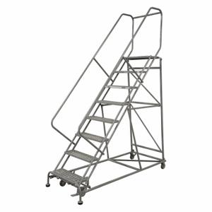 COTTERMAN 2607R2630A6E12B4AW4C1P6 Rolling Ladder, 70 Inch Platform Height, 12 Inch Platform Depth, 24 Inch Platform Width | CR2PMB 45CH85