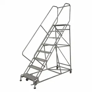 COTTERMAN 2609R2632A6E12B4AC1P6 Rolling Ladder, 90 Inch Platform Height, 12 Inch Platform Depth, 24 Inch Platform Width | CR2PWD 45CJ37