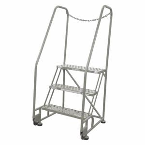 COTTERMAN 3STR26A1E20B8D3C1P6 Tilt And Roll Ladder, 30 Inch Platform Height, 20 Inch Platform Dp | CR2PZQ 21VA86