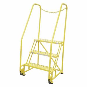 COTTERMAN 3TR26A6E10B8D3C2P6 Tilt and Roll Ladder, 30 Inch Platform Height, 10 Inch Platform Dp, 24 Inch Platform Width | CR2QGB 36LH56