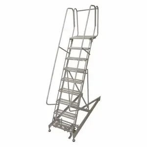 COTTERMAN 4008R2632A3E10B4C1P6 Rolling Ladder, 80 Inch Platform Height, 10 Inch Platform Dp, 24 Inch Platform Width | CR2PQK 21VC44