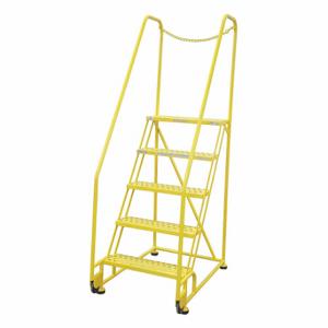 COTTERMAN 5TR26A6E10B8D3C2P6 Tilt and Roll Ladder, 50 Inch Platform Height, 10 Inch Platform Dp, 24 Inch Platform Width | CR2QGC 36LH58