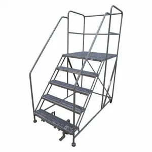 COTTERMAN 5WP3672RA3B4B8AC1P6 Rolling Work Platform, 5 Steps, 50 Inch Size, 36 Inch Platform Width | CR2QGT 45CH92