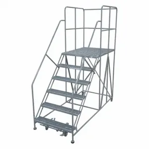 COTTERMAN 6WP3672RA3B4B8AC1P6 Rolling Work Platform, 6 Steps, 60 Inch Size, 36 Inch Platform Width | CR2QGX 45CJ11