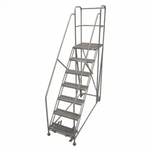 COTTERMAN 7WP2472RA3B4B8AC1P6 Rolling Work Platform, 7 Steps, 70 Inch Size, 24 Inch Platform Width | CR2QGV 45CJ53