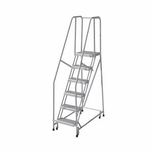 COTTERMAN A6R1824A4B3C50M6P6 Rolling Ladder, 60 Inch Platform Height, 14 Inch Platform Dp, 16 Inch Platform Width | CR2PGY 21VE82