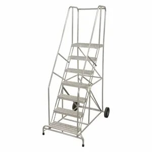 COTTERMAN AW10R2636A3C50P6 Wheelbarrow Ladder, 130 Inch Height, Serrated Step Tread, 10 Step, 350 lb | CE9BRZ 45CJ32