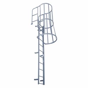 COTTERMAN F27WC C1 Fixed Ladder with Safety Cage, 28 ft 4 Inch, 26 ft Top Step Height, 27 Steps | CR2MYK 21VF18