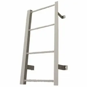 COTTERMAN F4S C1 Fixed Ladder, 3 ft 8 Inch, 3 ft Top Step Height, 4 Steps, 21 Inch Overall Width, Side Step | CR2NBT 21VF22