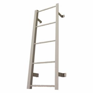 COTTERMAN F5S C1 Fixed Ladder, 4 ft 7 Inch, 4 ft Top Step Height, 5 Steps, 21 Inch Overall Width, Side Step | CR2NBU 21VF24