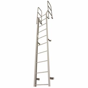 COTTERMAN F7W C1 Fixed Ladder, 10 ft, 6 ft Top Step Height, 7 Steps, 27 Inch Overall Width, ward | CR2NBR 21VF29