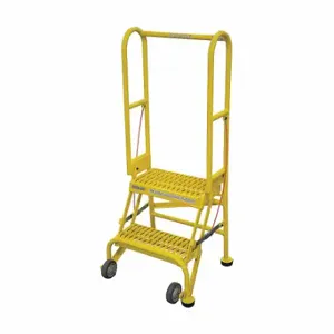 COTTERMAN SAS2A2E10C2P6 Rolling Ladder, 20 Inch Platform Height, 10 Inch Platform Dp, 16 Inch Platform Width | CR2NUM 21VF37