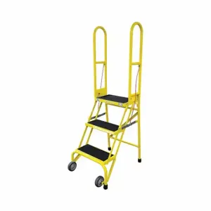 COTTERMAN SAS3A2E10C2P6 Rolling Ladder, 30 Inch Platform Height, 10 Inch Platform Dp, 16 Inch Platform Width | CR2NVL 21VF40