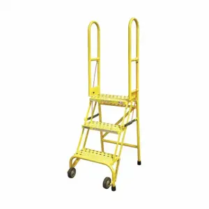 COTTERMAN SAS3A6E10C2P6 Rolling Ladder, 30 Inch Platform Height, 10 Inch Platform Dp, 16 Inch Platform Width | CR2NVH 21VF42