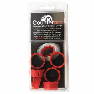 COUNTERACT WCS-B Wheel Centering Sleeves, Pk6 | CE9BTK 54ZW83