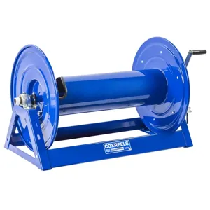 COXREELS 1185-3328-BYXX Storage Hand Crank Hose Reel, 46.5 x 30 x 28 Inch Size | CF3NYK