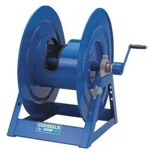 COXREELS 1185-3328-EJ-BYXX Storage Hand Crank Hose Reel, Low Pressure, 47.63 x 30 x 28 Inch Size | CF3PYN