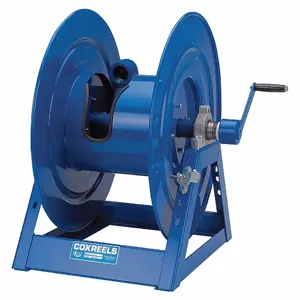 COXREELS 1185-2024 Hand Crank Hose Reel, 1-1/2 Inch Inner Dia., 100 Feet Length | AA8AQY 16X573