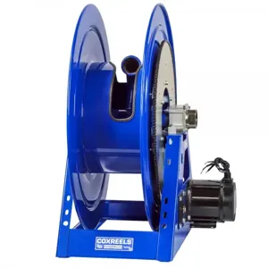 COXREELS 1195-1332-EJV3 Motorized Hose Reel, Low Pressure, 2 Inch Inner Dia., 75 feet Length | CF3MXT