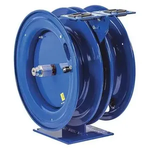 COXREELS C-HPL-125-125 Spring Return Hose Reel, High Pressure, 1/4 Inch Inner Dia., 25 Feet Length | CF3PRD