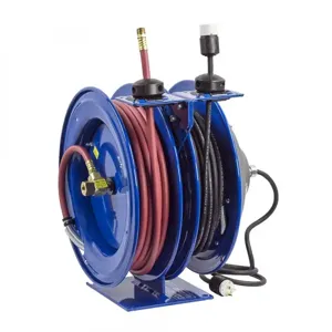 COXREELS C-L350-5016-F Spring Return Hose Reel, 3/8 Inch Inner Dia., 50 Feet Length | CF3MGW