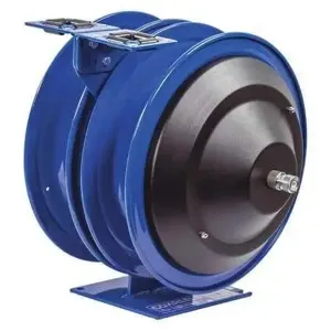 COXREELS C-L350L-5016L-X Spring Return Hose Reel, 3/8 Inch Inner Dia., 50 Feet Length | CF3MGY