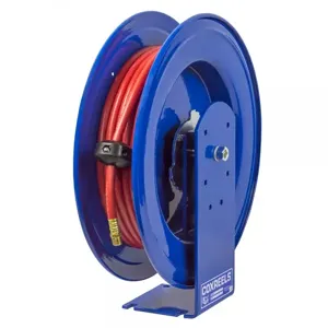 COXREELS E-LP-330 Spring Return Hose Reel, Low Pressure, 3/8 Inch Inner Dia., 30 Feet Length | CF3NYN