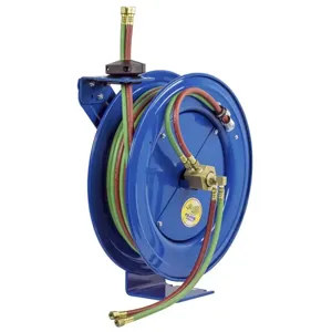 COXREELS EZ-SHW-150 Spring Return Hose Reel, 1/4 Inch Inner Dia., 50 Feet Length | CF3MND