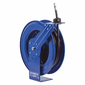 COXREELS MP-N-450 Spring Return Hose Reel, 50 ft. Length, 1/2 Inch I.D., 1/2 Inch MNPT, Brass | CJ3MQC 33N110