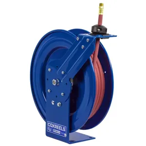 COXREELS P-HP-125 Spring Return Hose Reel, High Pressure, 1/4 Inch Inner Dia., 25 Feet Length | CF3PRJ