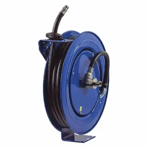 COXREELS SH-N-550-DF-BBX Spring Return Hose Reel, 50 ft. Length, 3/4 Inch I.D., 3/4 Inch MNPT, Includes Hose | CF3PCR 29RD13