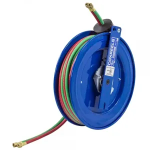 COXREELS SR17W-150 Spring Return Hose Reel, 1/4 Inch Inner Dia., 50 Feet Length | CF3MKW