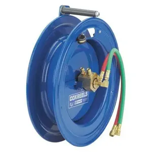 COXREELS SL19WTL-175 Spring Return Hose Reel, 1/4 Inch Inner Dia., 75 Feet Length | CF3MKV