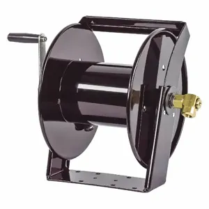 COXREELS SM17-3-250 Hand Crank Hose Reel, 250 ft., 3/8 Inch I.D., 17 x 18 1/4 x 18 1/2 Inch Size, FKM | CF3LER 29RD75