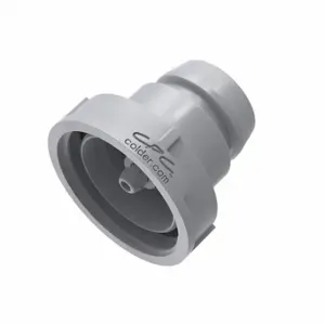 CPC 97401 Quick Disconnect, Acetal, 38 mm Pipe Size, Thread, 1 15/32 Inch Length, Gray, Udc | CR2QKP 788C37