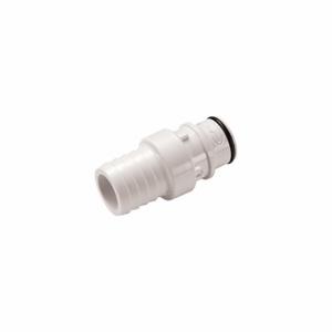CPC HFC221235 Quick Disconnect, Polysulfone, 3/4 Inch Size, Insert x Barbed, Flow-Through, White | CR2QQJ 788C51
