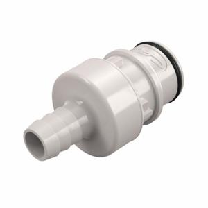 CPC HFC22635 Quick Disconnect, Polysulfone, 3/8 Inch Size, Insert x Barbed, Flow-Through, White | CR2QRP 788C52
