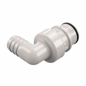 CPC HFC23835 Quick Disconnect, Polysulfone, 1/2 Inch Size, Insert x Barbed, Flow-Through, White | CR2QPH 788C56