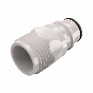 CPC HFC241235GHT Quick Disconnect, Polysulfone, 3/4 Inch Pipe Size, Insert x Ght, Flow-Through | CR2QPX 788C58