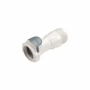 CPC HFCD101235GHT Quick Disconnect, Polysulfone, 3/4 Inch Pipe Size, Coupler x Ght, Shut-Off | CR2QPR 788C65