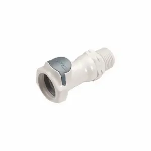 CPC HFCD10835BSPT Quick Disconnect, Polysulfone, 1/2 Inch Pipe Size, Coupler x Bspt, Shut-Off | CR2QNW 788C69